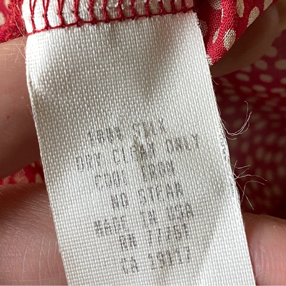 RARE Vintage Betsey Johnson polka dot blouse - Picture 3 of 4